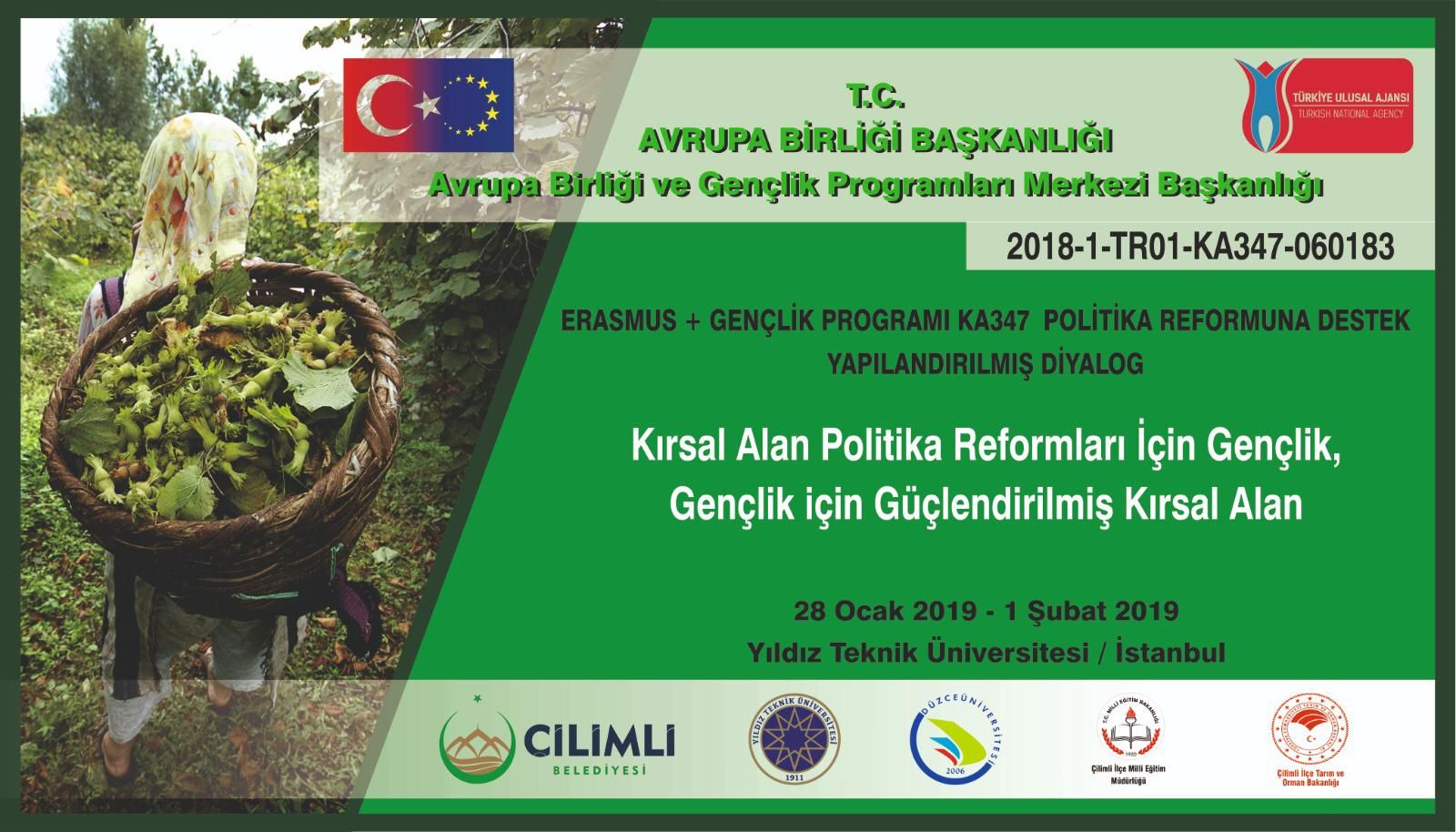 BELEDİYEMİZİN AVRUPA BİRLİĞİ PROJESİ; KIRSAL ALAN GENÇLİK İÇİN POLİTİKA REFORMLARI