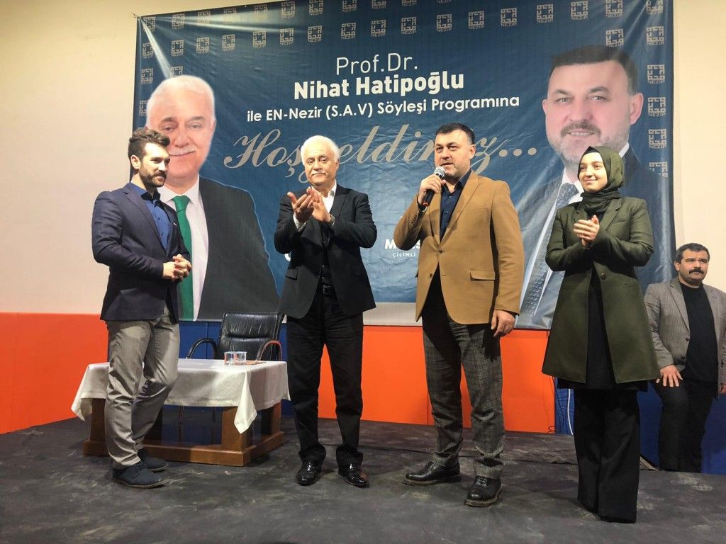 İlçemizde Prof. Dr. Nihat HATİPOĞLU Söyleşi Programı Gerçekleştirildi
