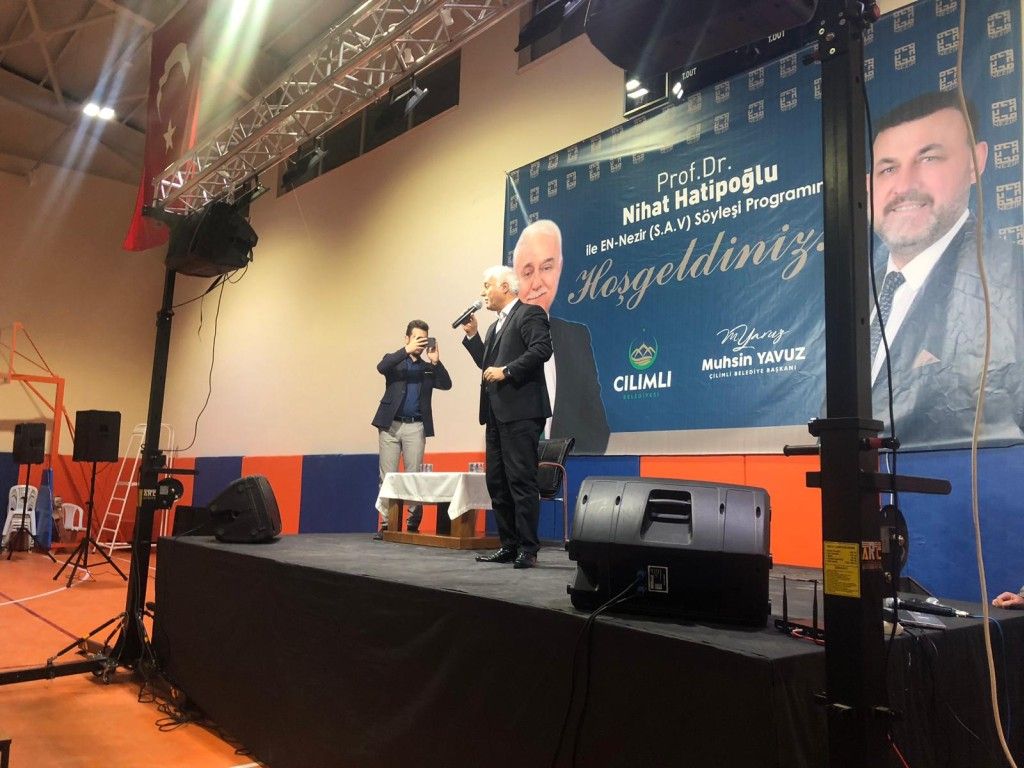 İlçemizde Prof. Dr. Nihat HATİPOĞLU Söyleşi Programı Gerçekleştirildi