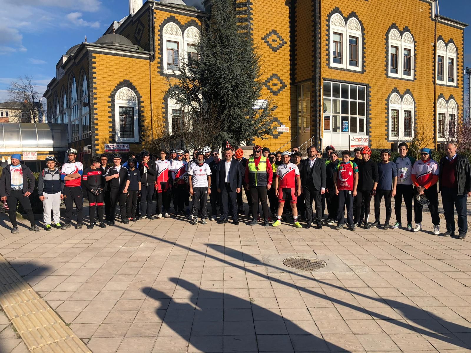 Düzce Bisiklet Kulübü İlçemizi Ziyaret Etti