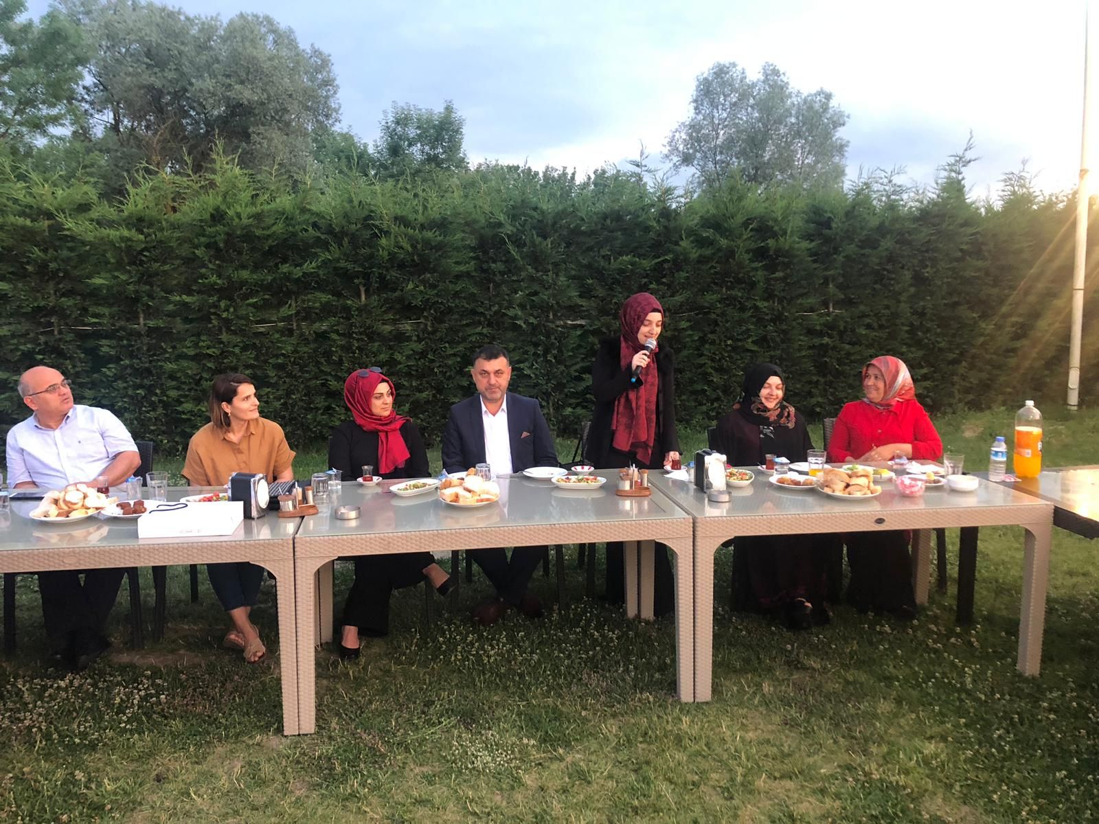 İlçe Kaymakam V. Sayın Rumeysa Sena Kurt a veda yemeği düzenlendi