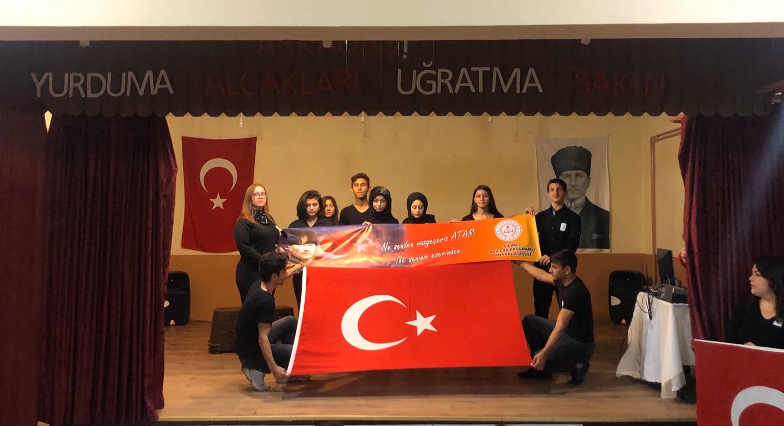 İlçemizde 10 Kasım Atatürk'ü Anma Etkinlikleri Düzenlendi