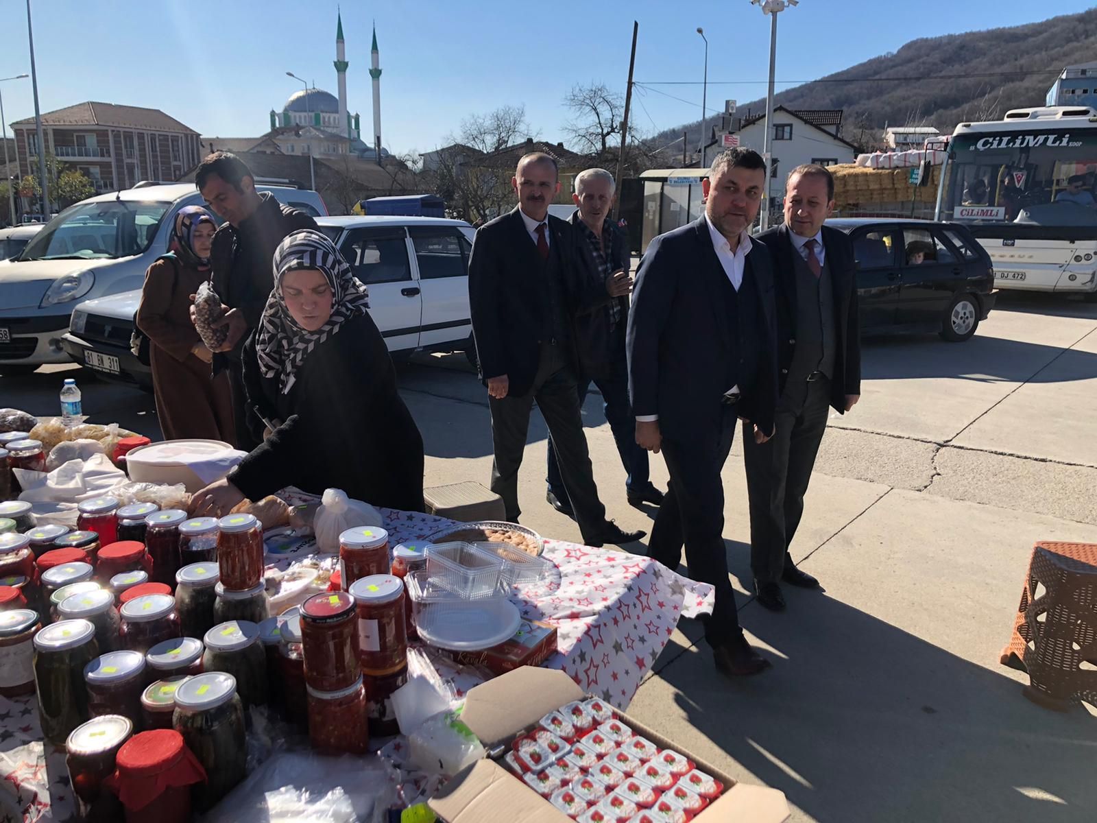 Başkan Yavuz İdlib İçin Düzenlenen Kermese Katıldı
