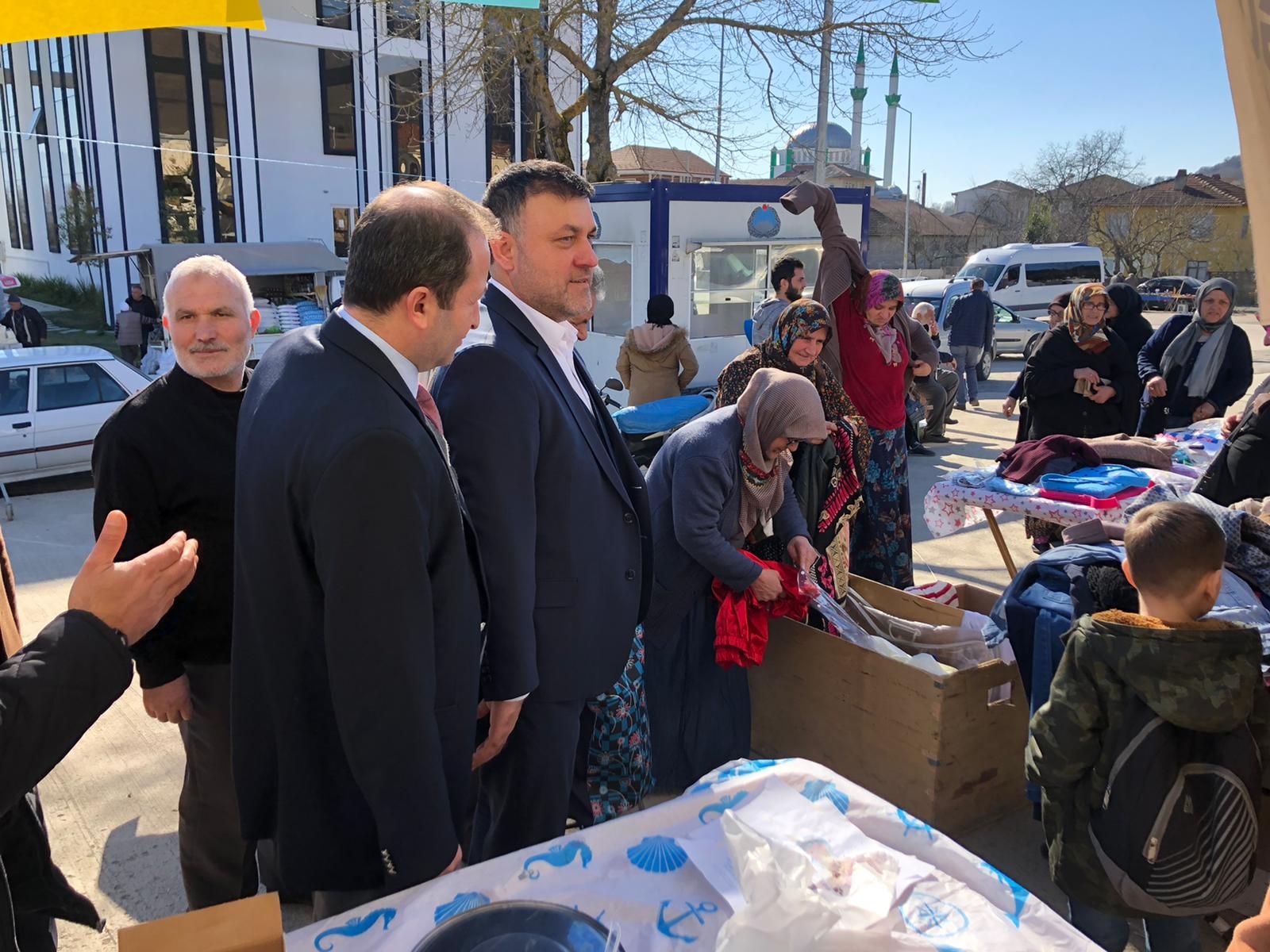 Başkan Yavuz İdlib İçin Düzenlenen Kermese Katıldı