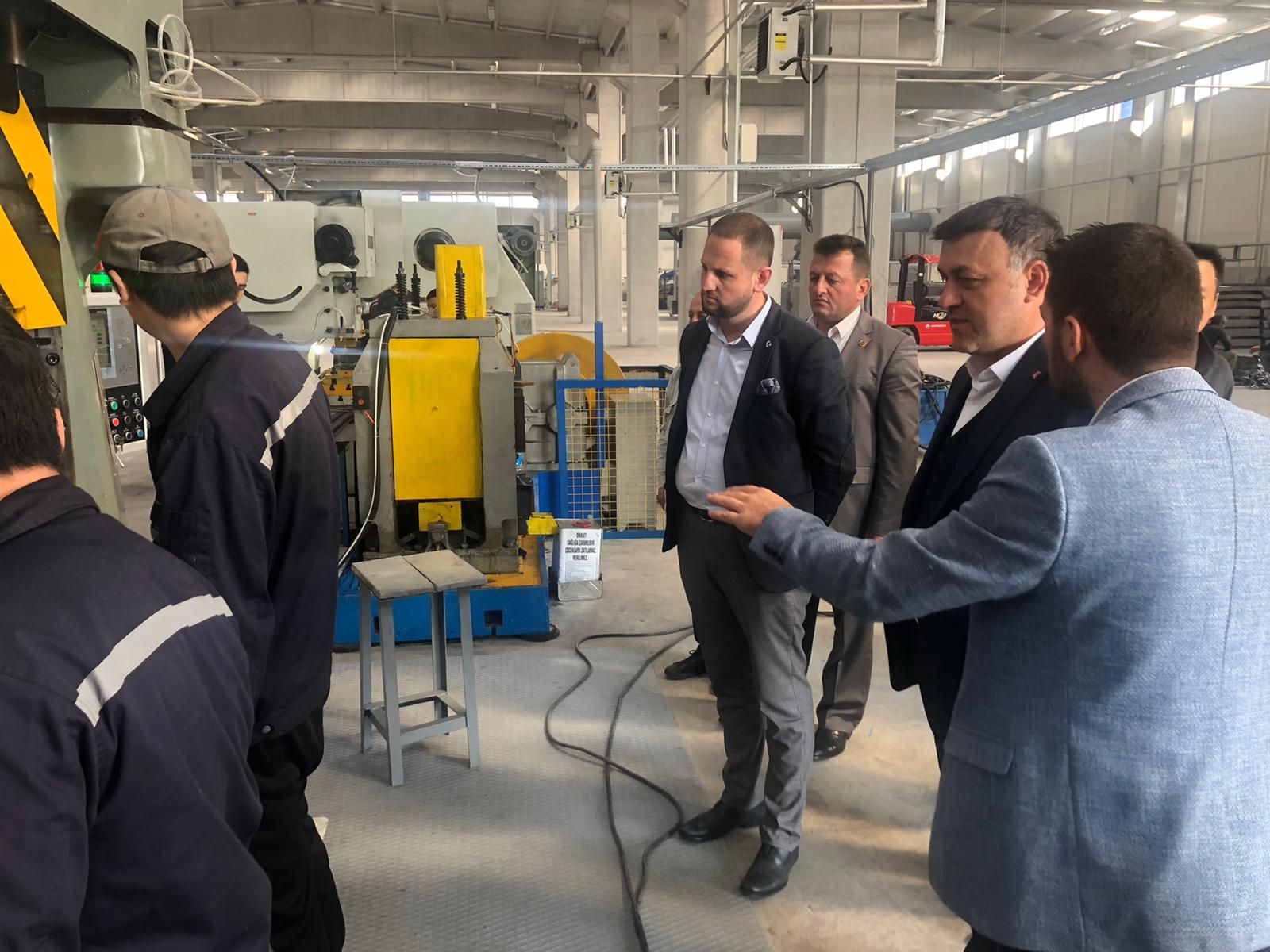 Başkan Yavuz'dan TTX Fabrikasına Ziyaret