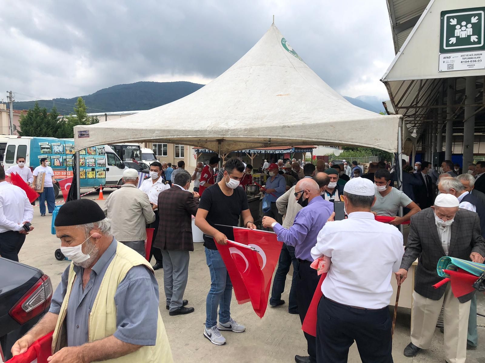 İlçemizde 15 Temmuz Şehitleri ve Tüm Şehitlerimiz için Mevlidi Şerif Okundu