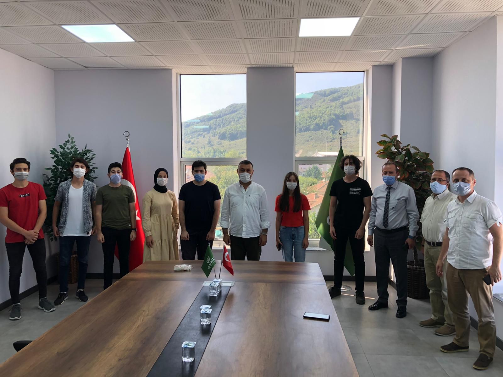 Başkan Yavuz YKS de Başarılı Olan Öğrencilerle Bir Araya Geldi