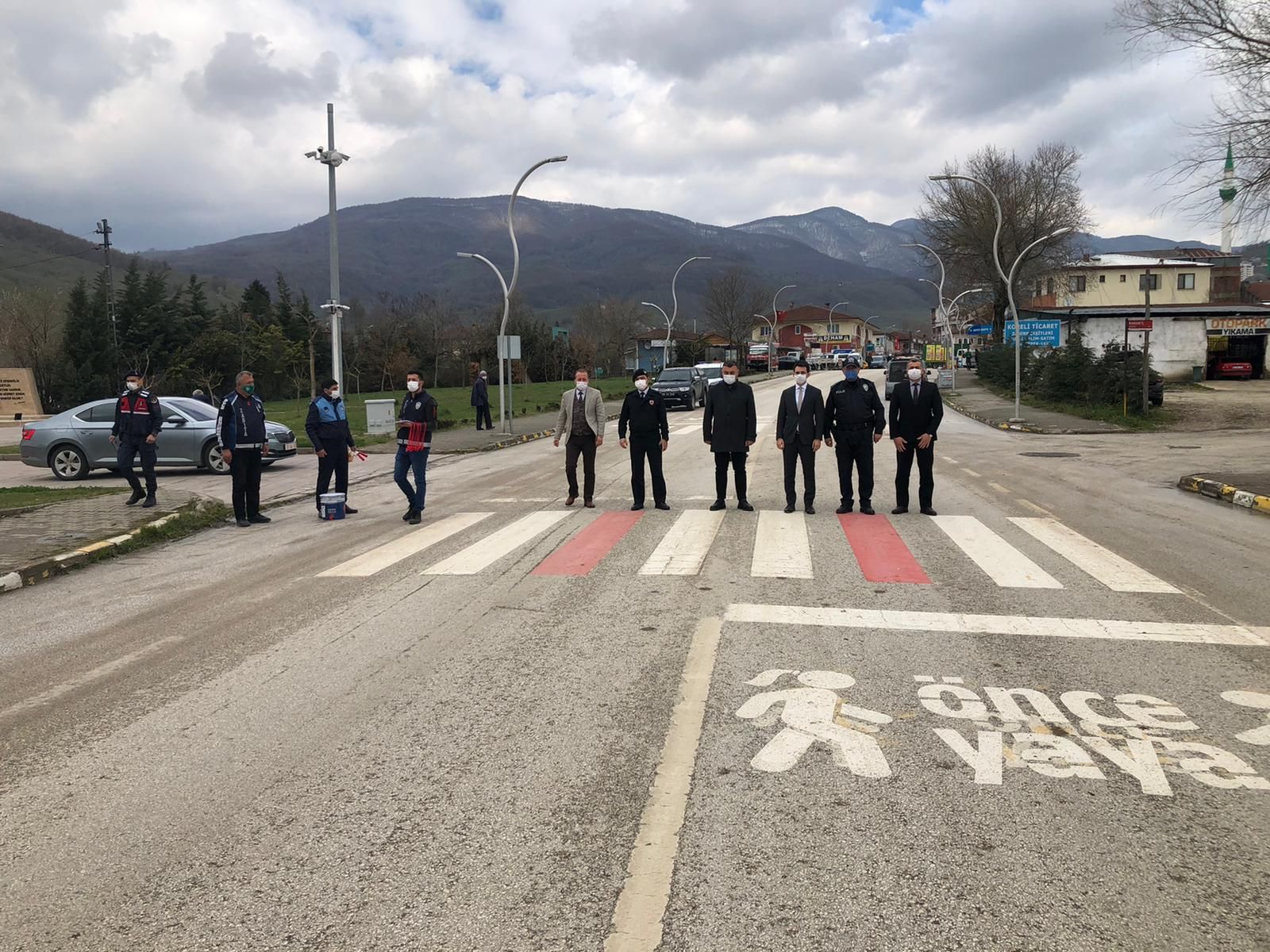 İlçemiz de Önce Yaya Uygulaması Gerçekleştirildi