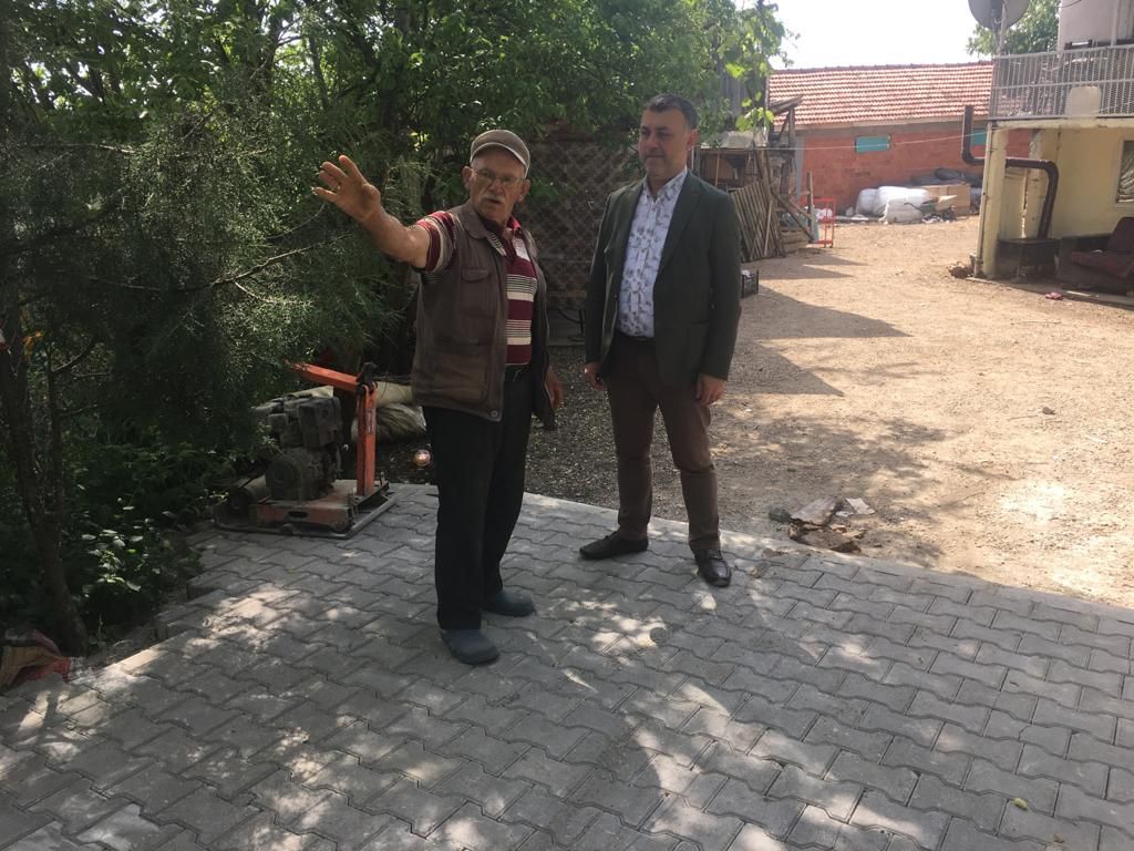 KİLİT PARKE TAŞI DÖŞEME ÇALIŞMALARI DEVAM EDİYOR
